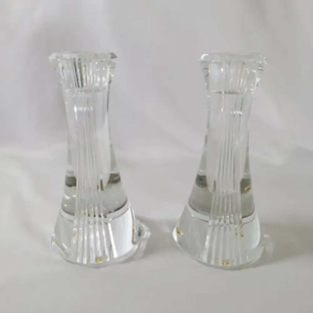 Pair Lenox Rhapsody Crystal 6